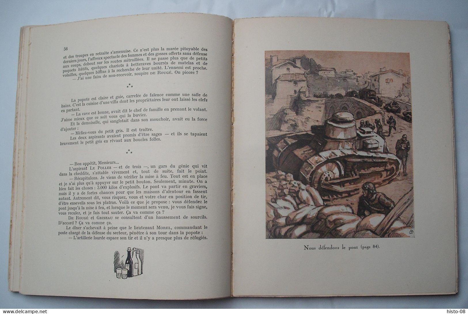 WW II .1939 / 1945 : CEUX DES CHARS . 45 JOURS 45 NUITS . PIERRE VOISIN 1941 . 1° EDITION . RETHEL - ARDENNES . Etc ...