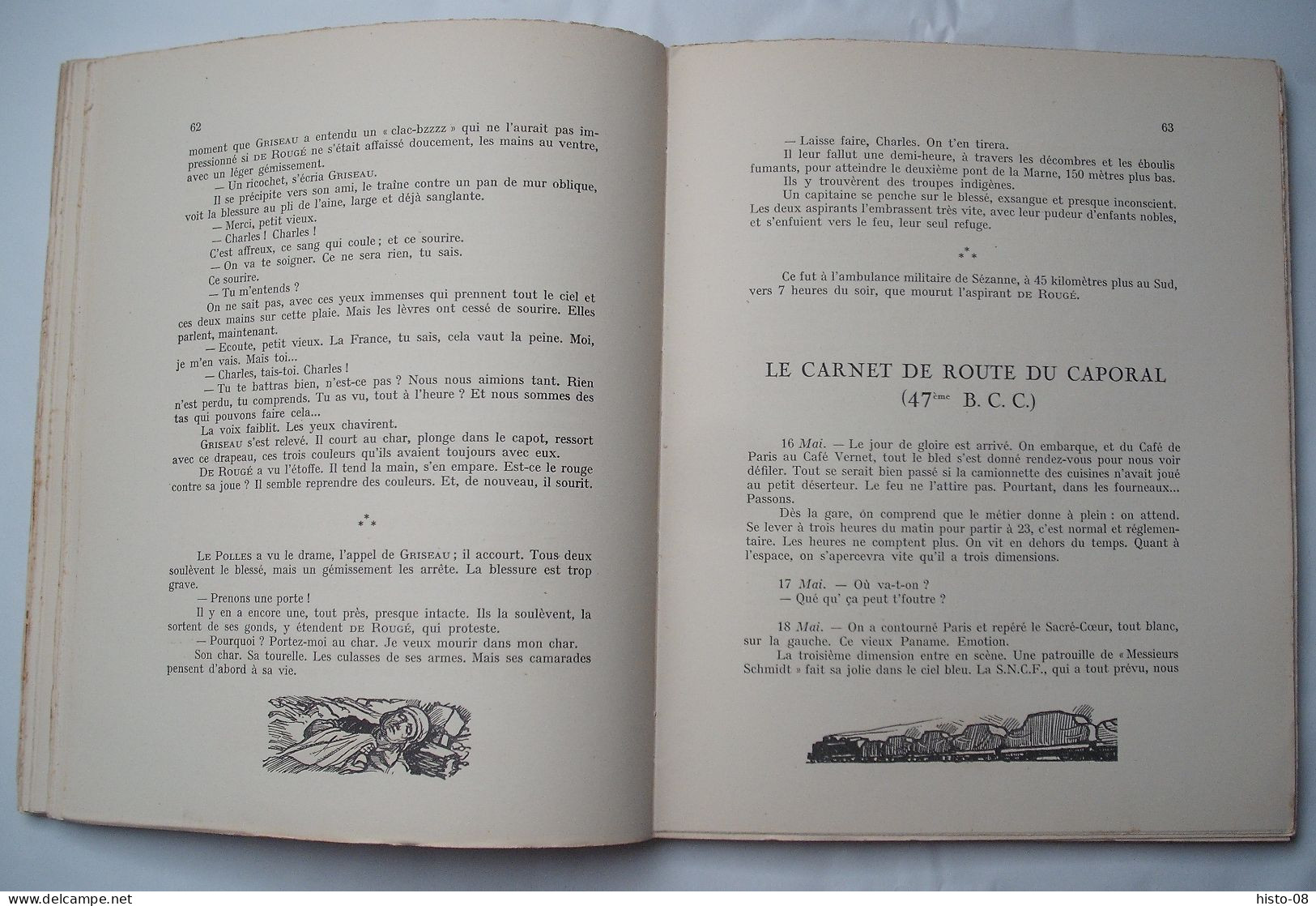 WW II .1939 / 1945 : CEUX DES CHARS . 45 JOURS 45 NUITS . PIERRE VOISIN 1941 . 1° EDITION . RETHEL - ARDENNES . Etc ...