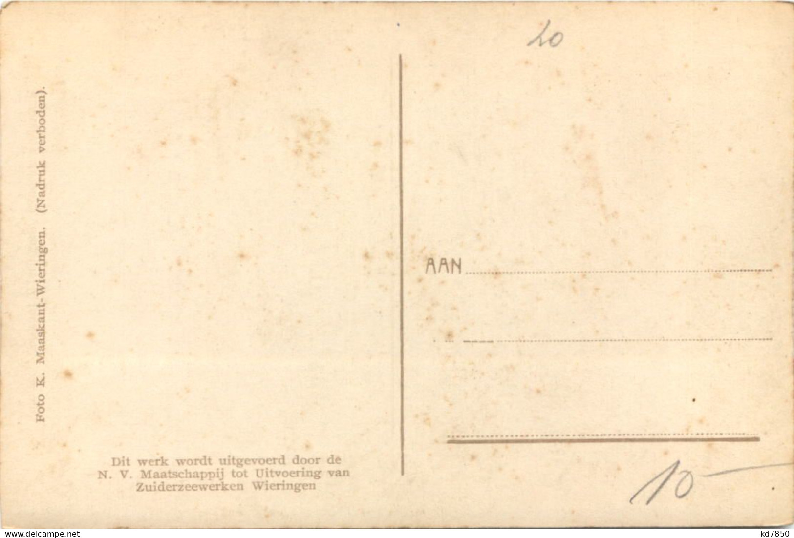 Zuiderzeewerken - Sluiten Von Den Wieringermeerdijk - Other & Unclassified