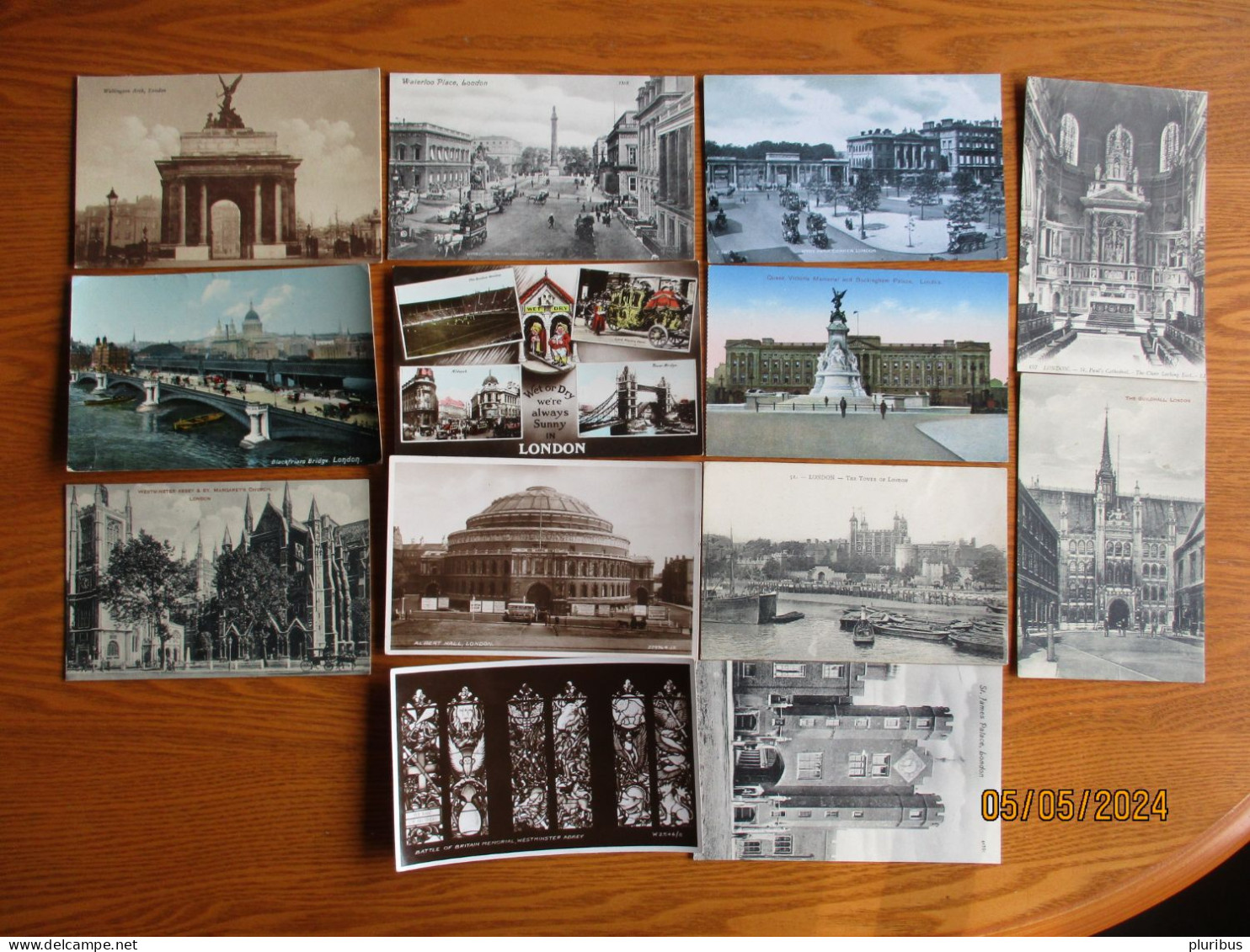 LONDON , LOT OF OLD POSTCARDS  , 19-5 - Andere & Zonder Classificatie