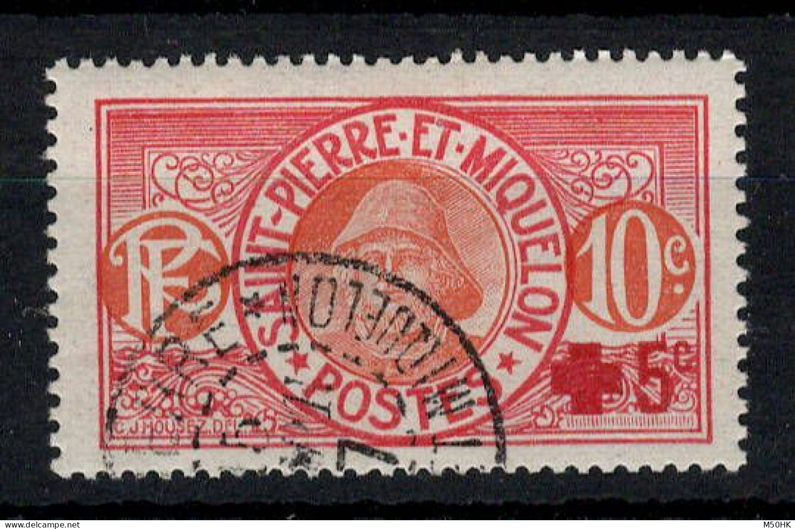 SPM - YV 105 Oblitere, Croix Rouge - Used Stamps