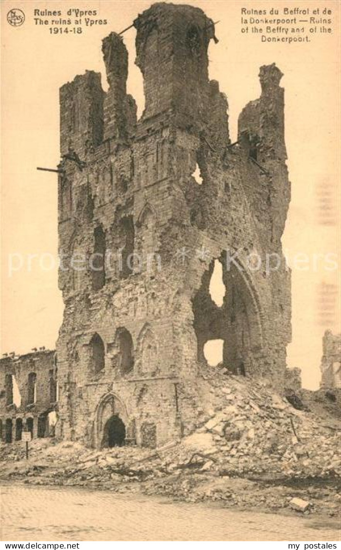 73336070 Ypern Ypres Ruines Ypern Ypres - Ieper