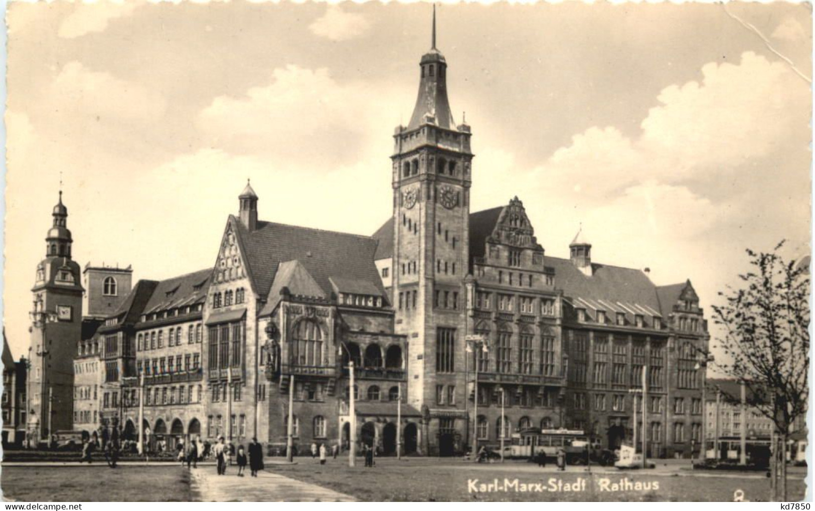 Karl-Marx-Stadt - Rathaus - Chemnitz (Karl-Marx-Stadt 1953-1990)