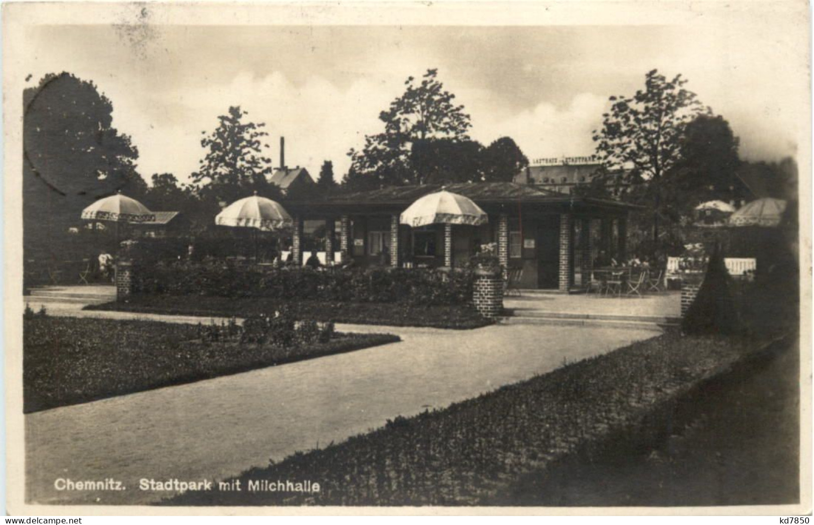 Chemnitz - Stadtpark Mit Milchhalle - Chemnitz