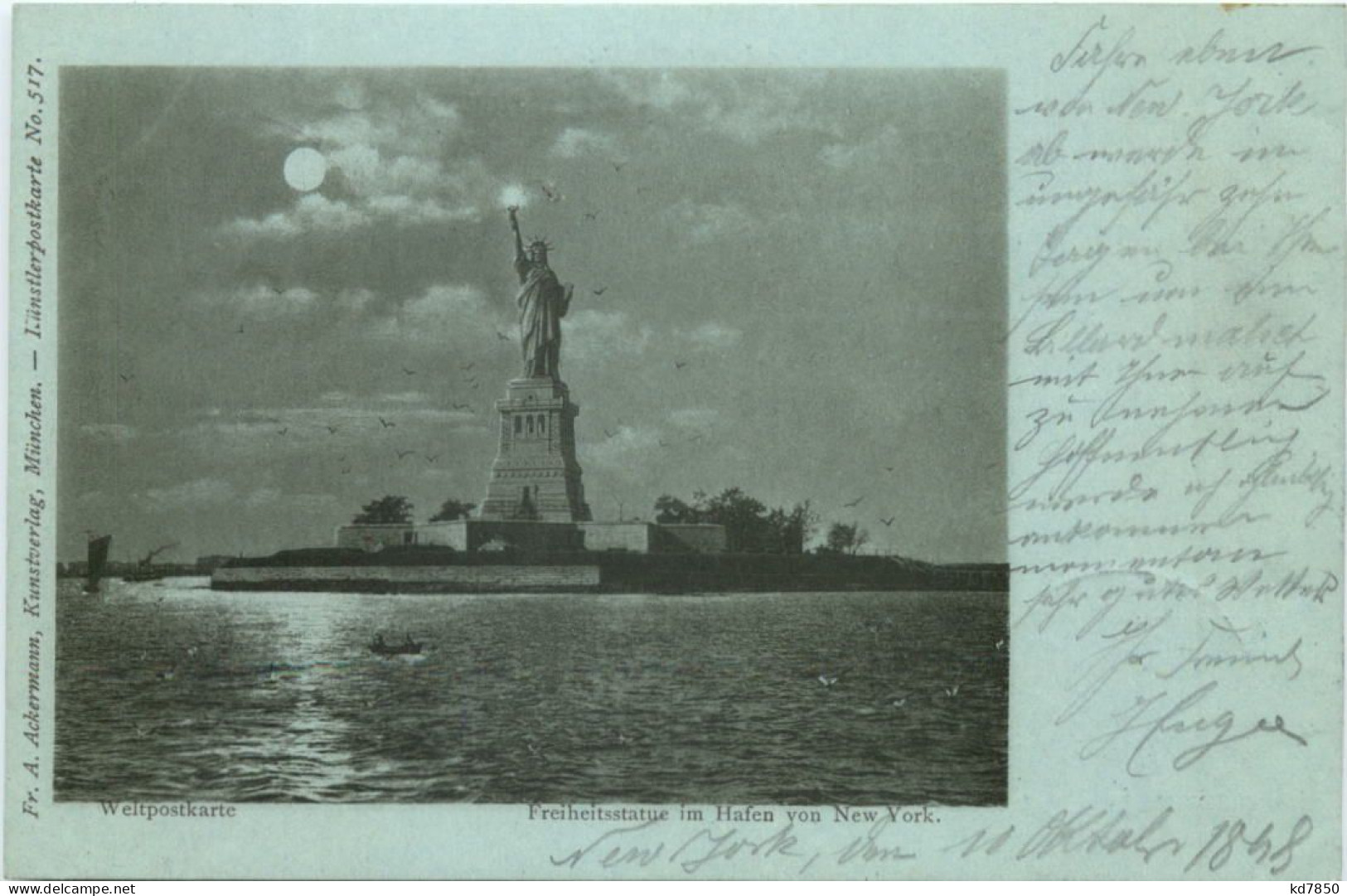 New York - Freiheitsstatue Im Hafen - Andere & Zonder Classificatie