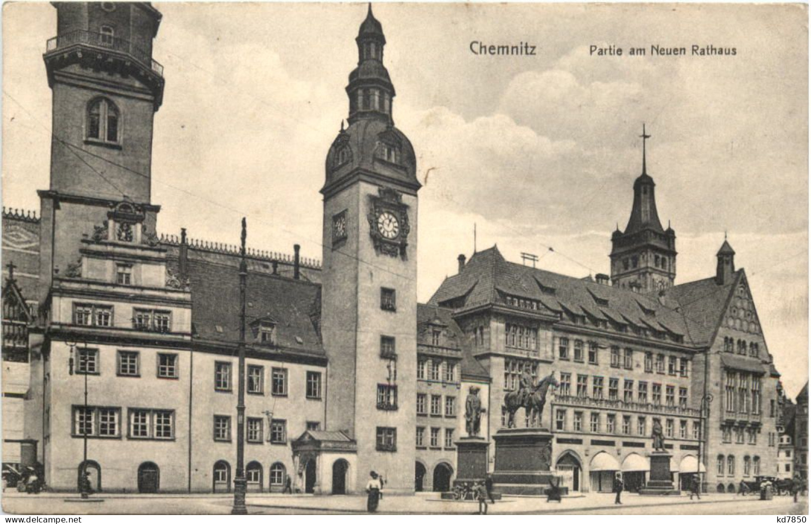 Chemnitz - Partie Am Neuen Rathaus - Chemnitz