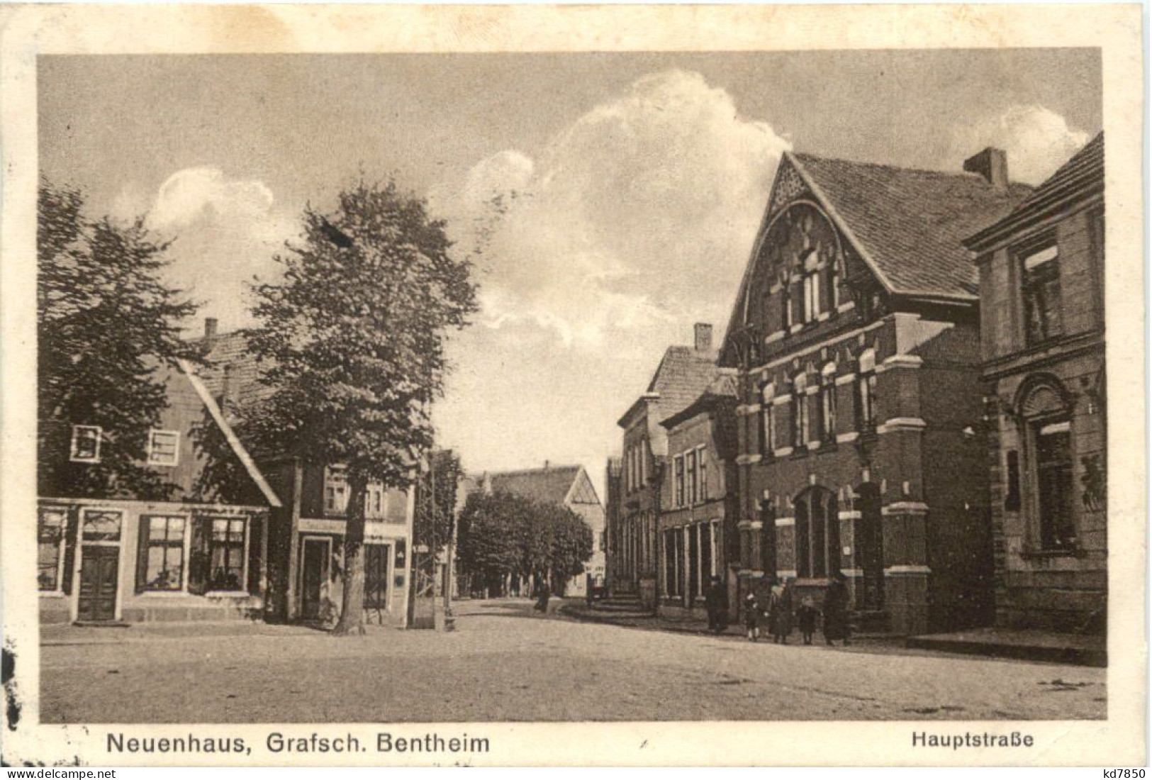 Neuenhaus, Grafsch. Bentheim - Hauptstrasse - Bad Bentheim