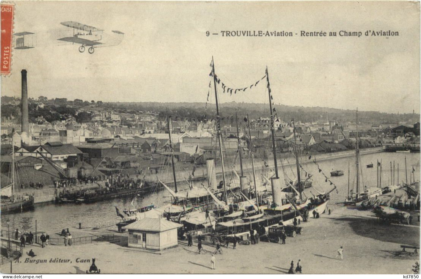 Trouville - Aviation - Rentree Au Champ D Aviation - Trouville