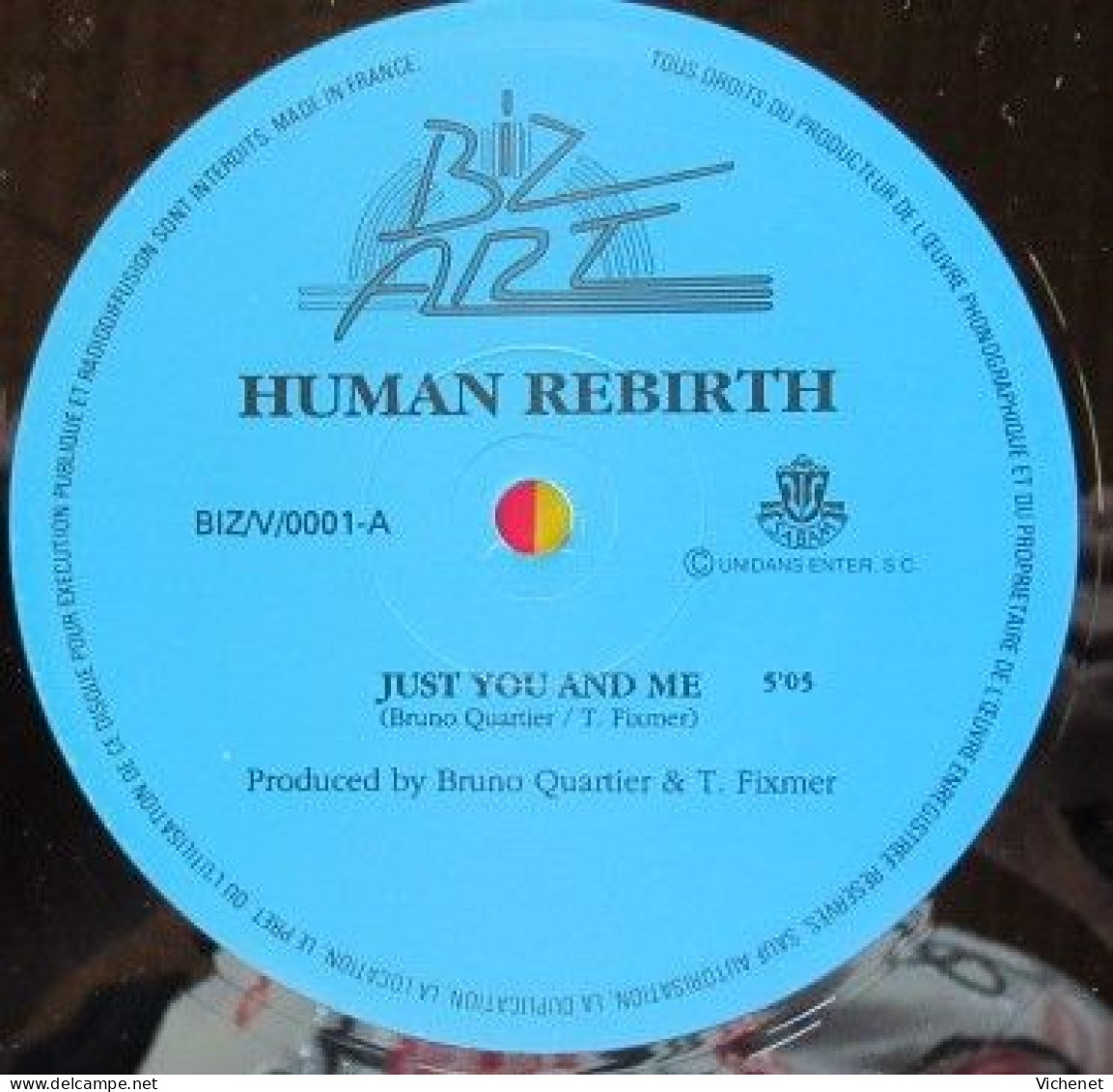 Human Rebirth – Just You And Me - Maxi - 45 Rpm - Maxi-Singles