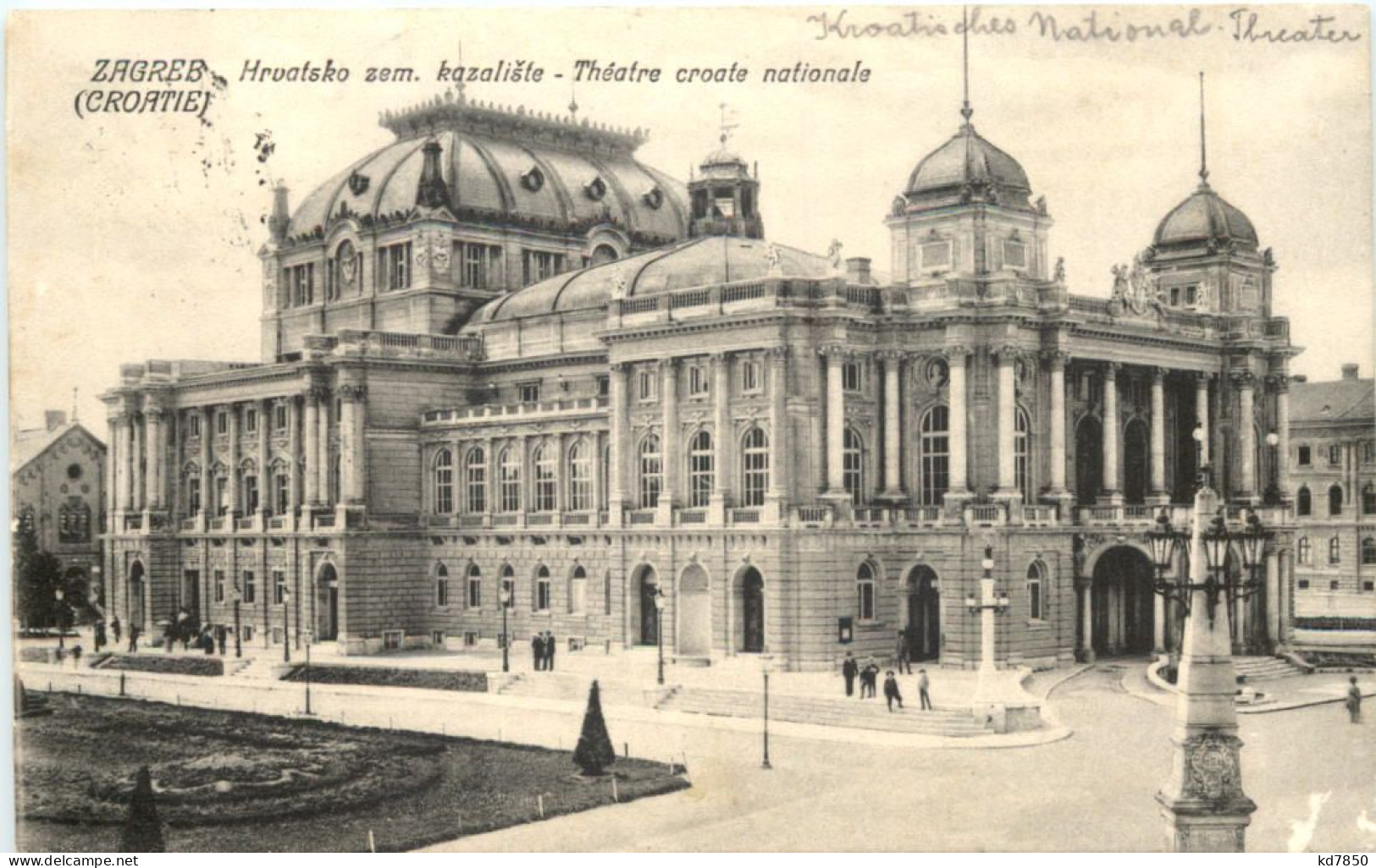 Zagreb - Theatre Croate Nationale - Kroatien