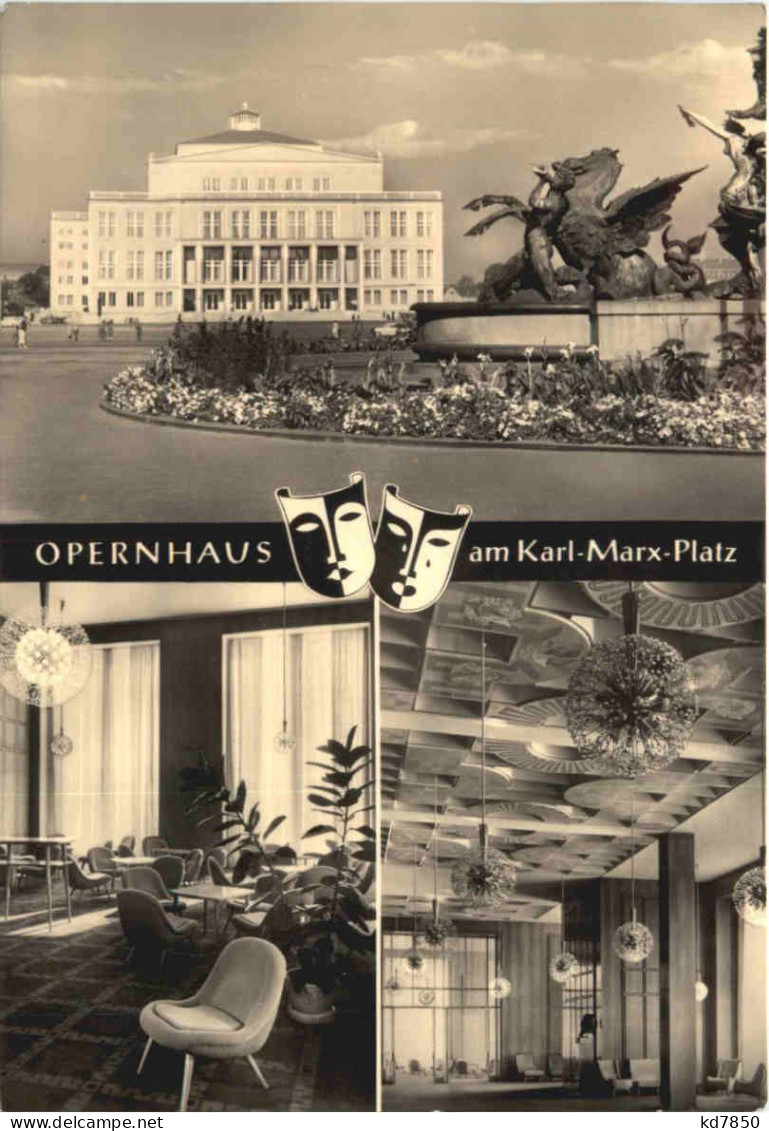 Leipzig - Opernhaus Am Karl Marx Platz - Leipzig