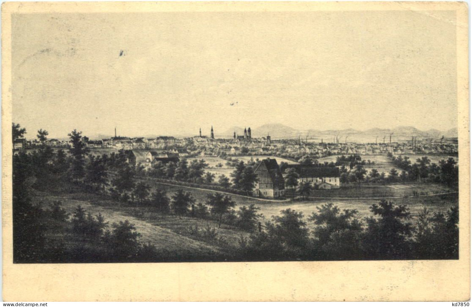 Zittau In Sachsen Im Jahre 1860 - Zittau