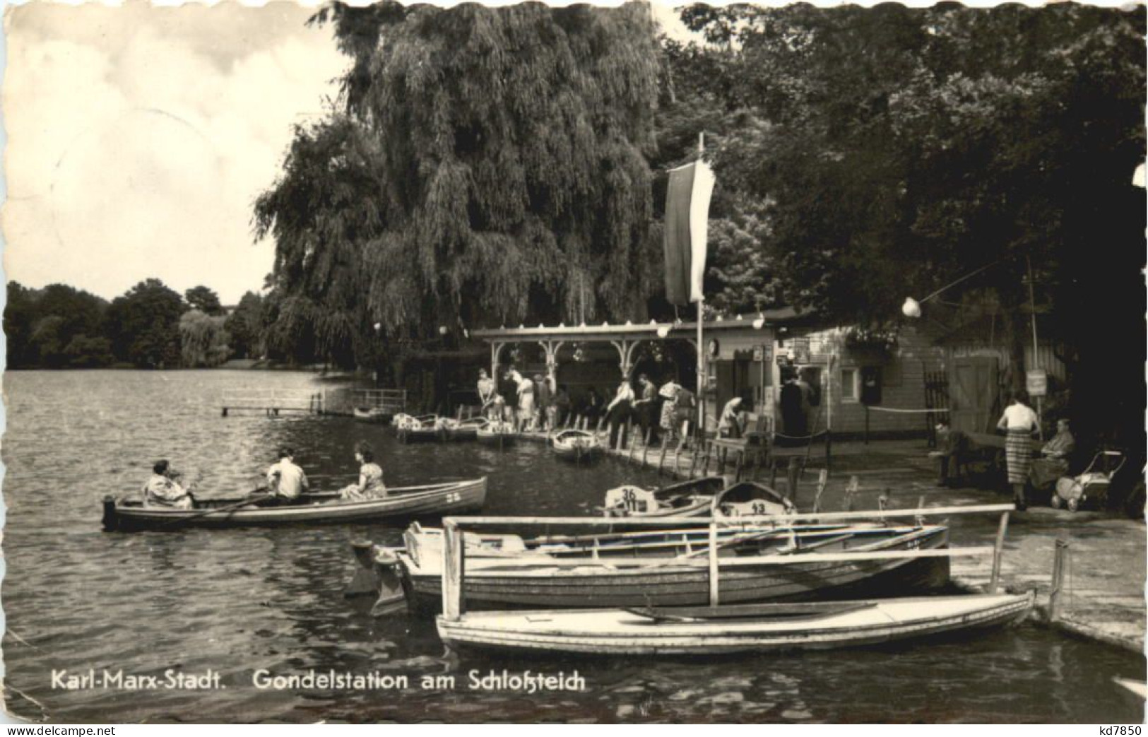 Karl-Marx-Stadt - Gondelstation Am Schloßteich - Chemnitz (Karl-Marx-Stadt 1953-1990)