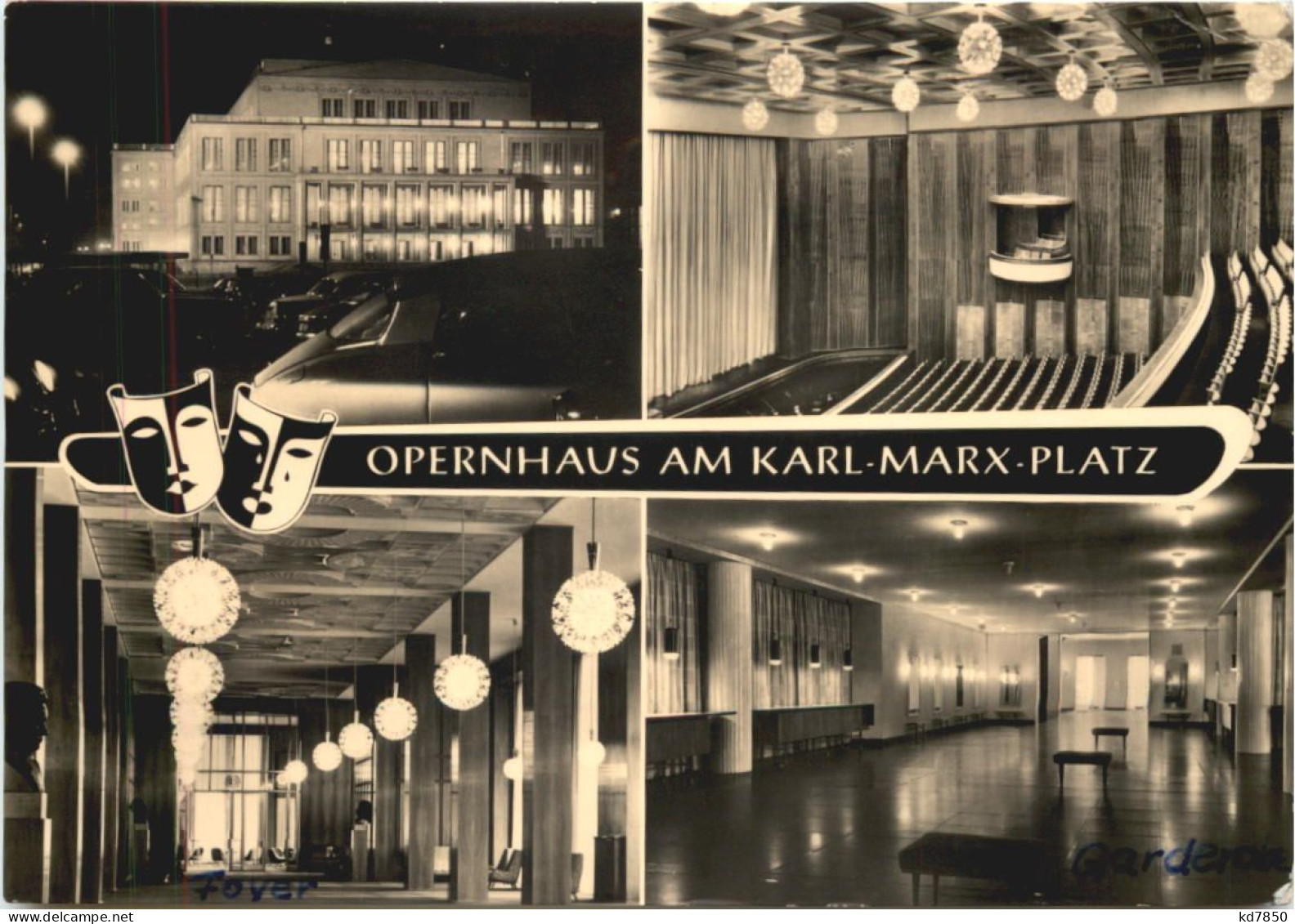 Karl-Marx-Stadt - Opernhaus - Chemnitz (Karl-Marx-Stadt 1953-1990)