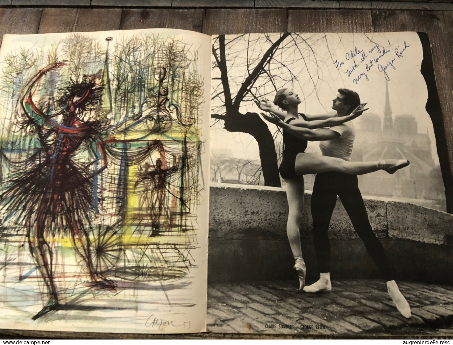 Theatre De L'empire : Les Ballets De Paris De Roland Petit 1953 Avec Signatures - Other & Unclassified