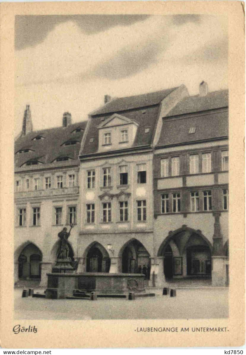 Görlitz - Laubengasse Am Untermarkt - Görlitz