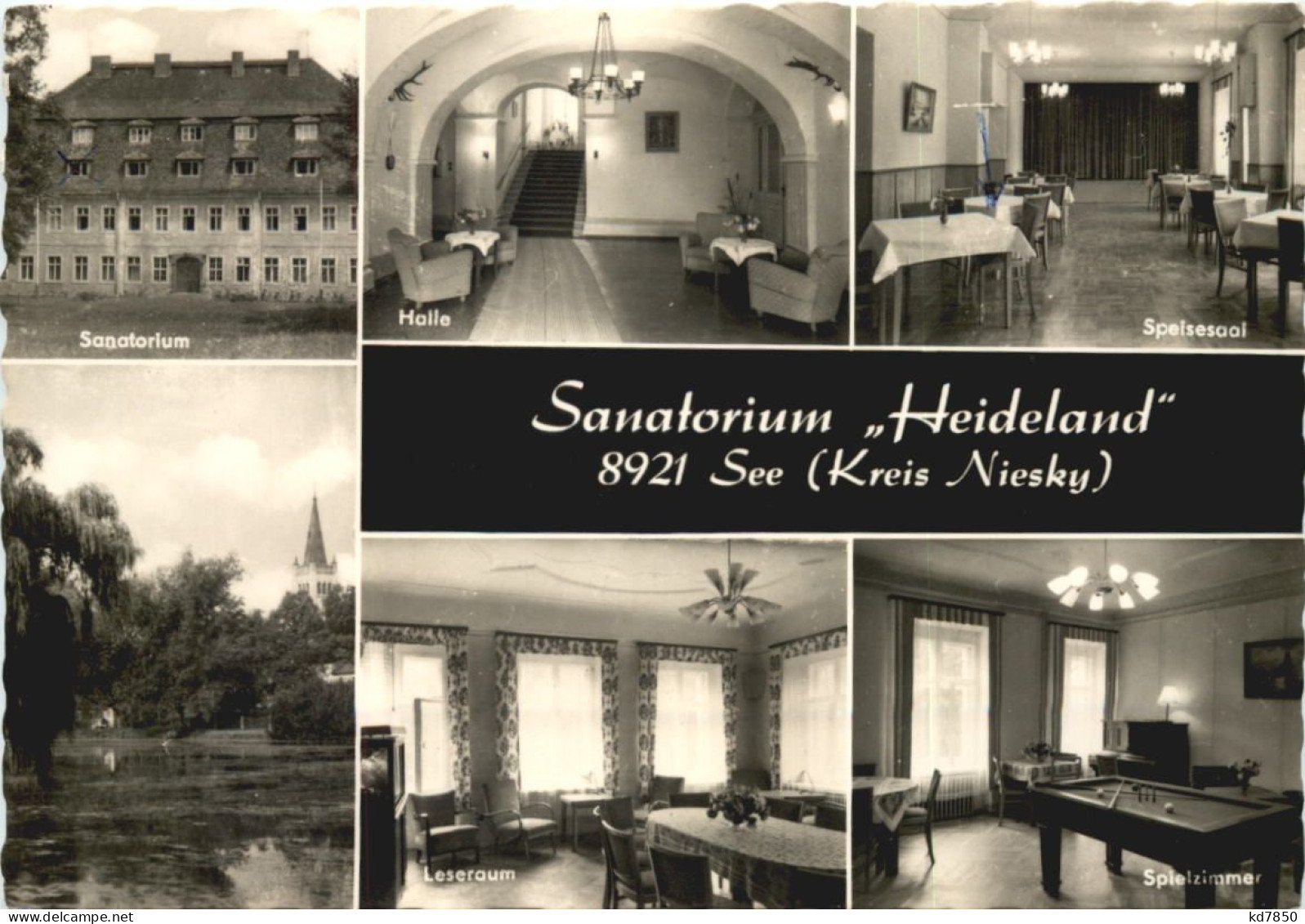 See Kreis Niesky - Sanatorium Heideland - Goerlitz