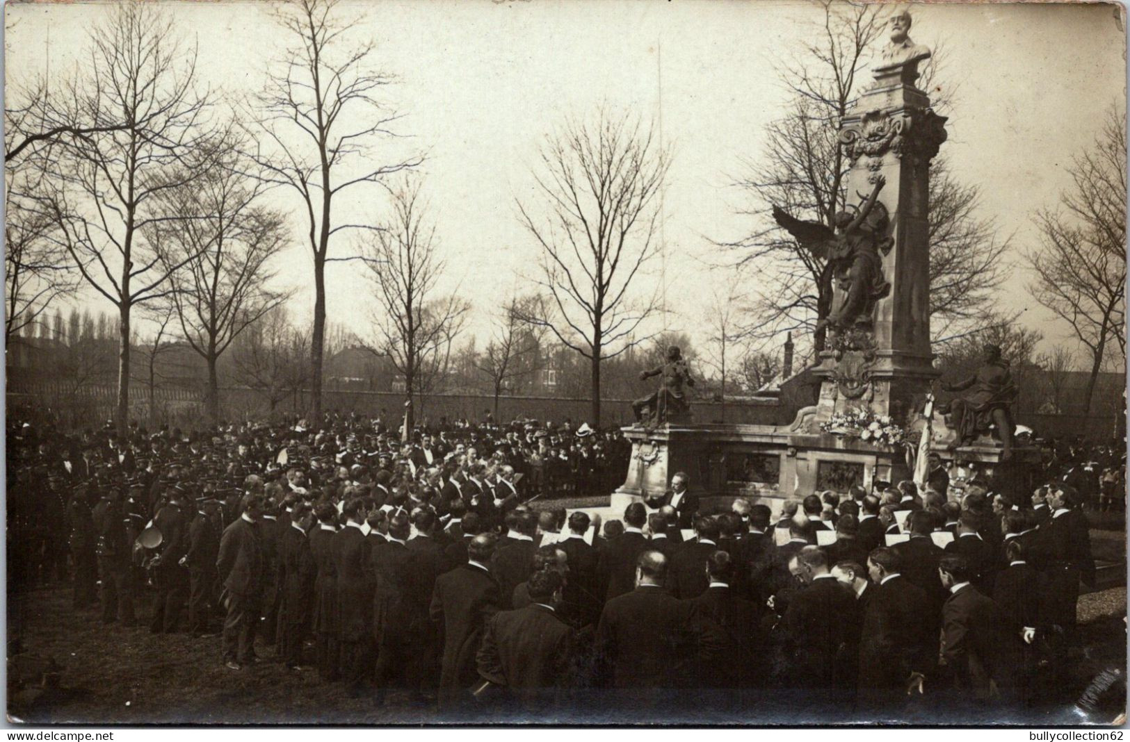 SELECTION -  ROUBAIX  -  CARTE PHOTO -  Inauguration Du Monuments Aux Morts Nadaud. - Roubaix