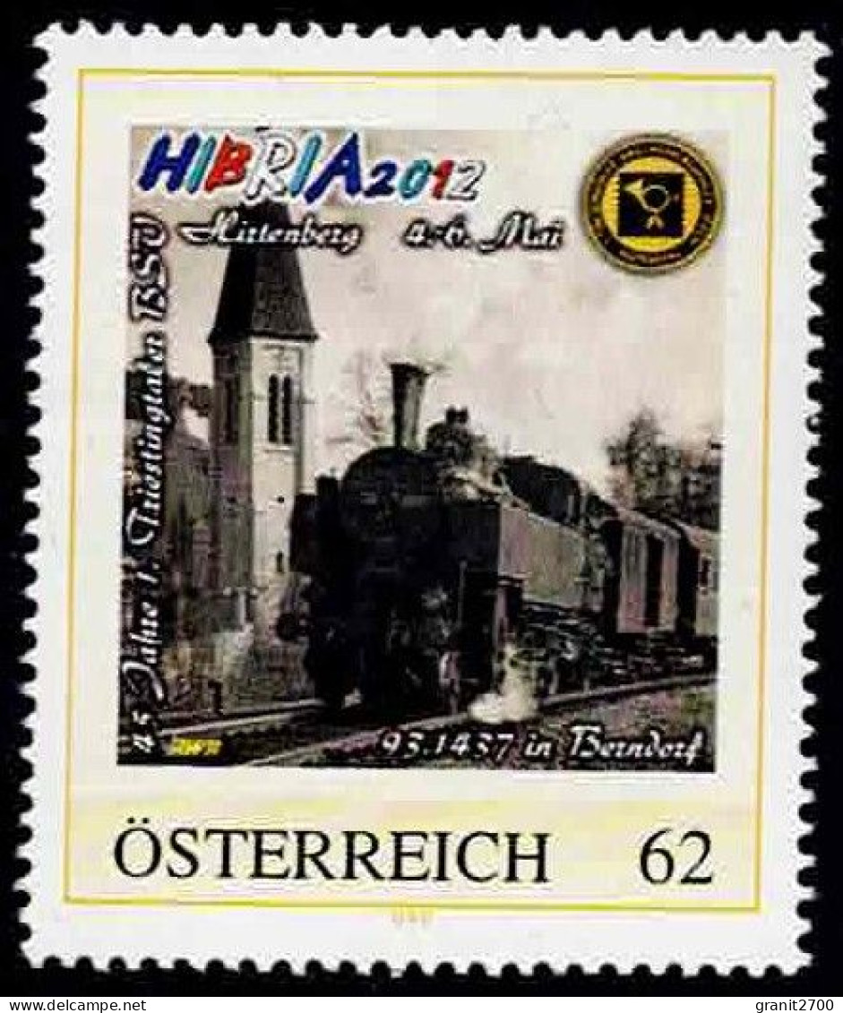 PM Hibria 2012 - Berndorf  Ex Bogen Nr. 8029979  Postfrisch - Persoonlijke Postzegels