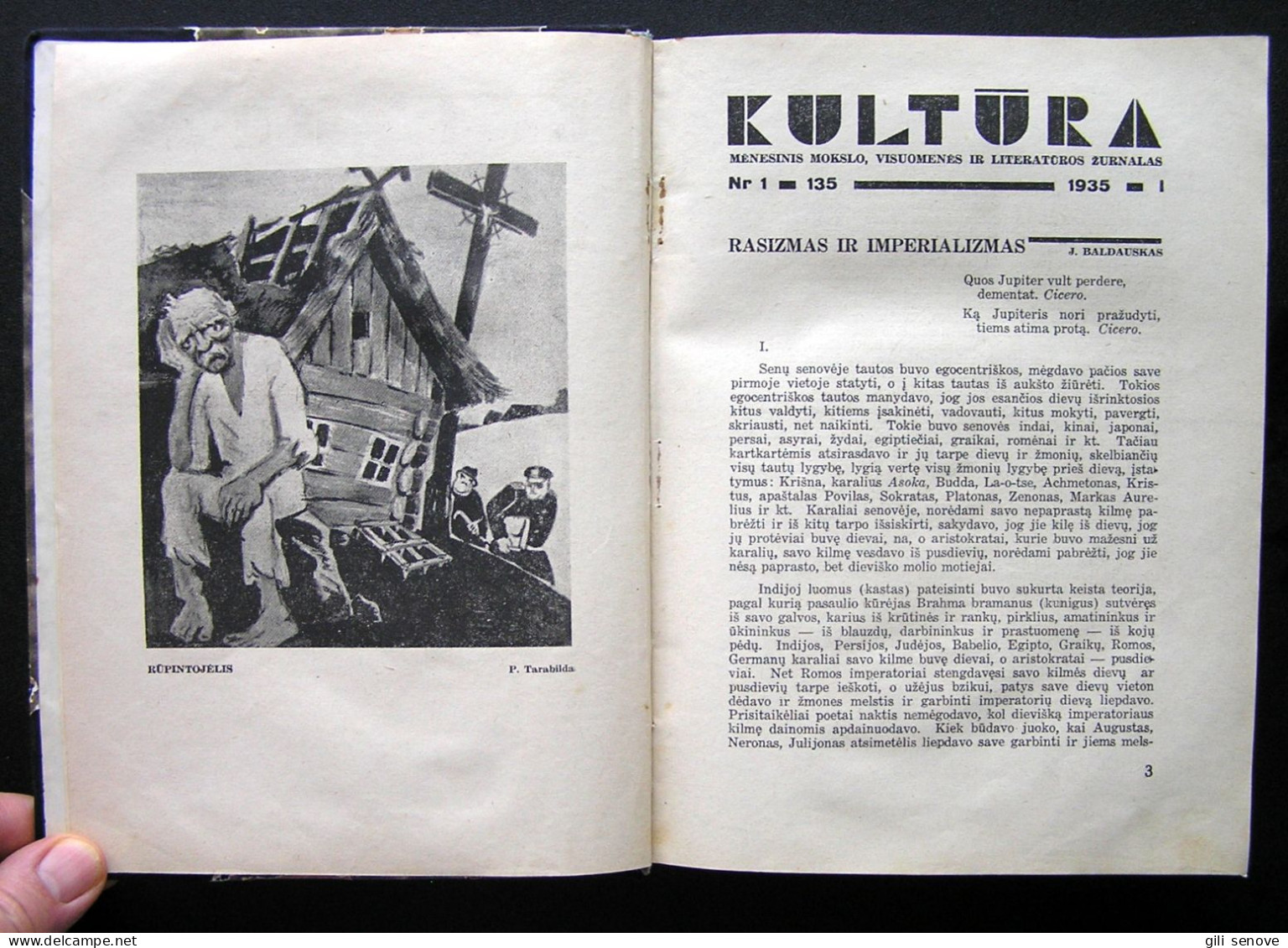 Lithuanian Magazine / Kultūra No. 1-12 1935 Complete - Allgemeine Literatur