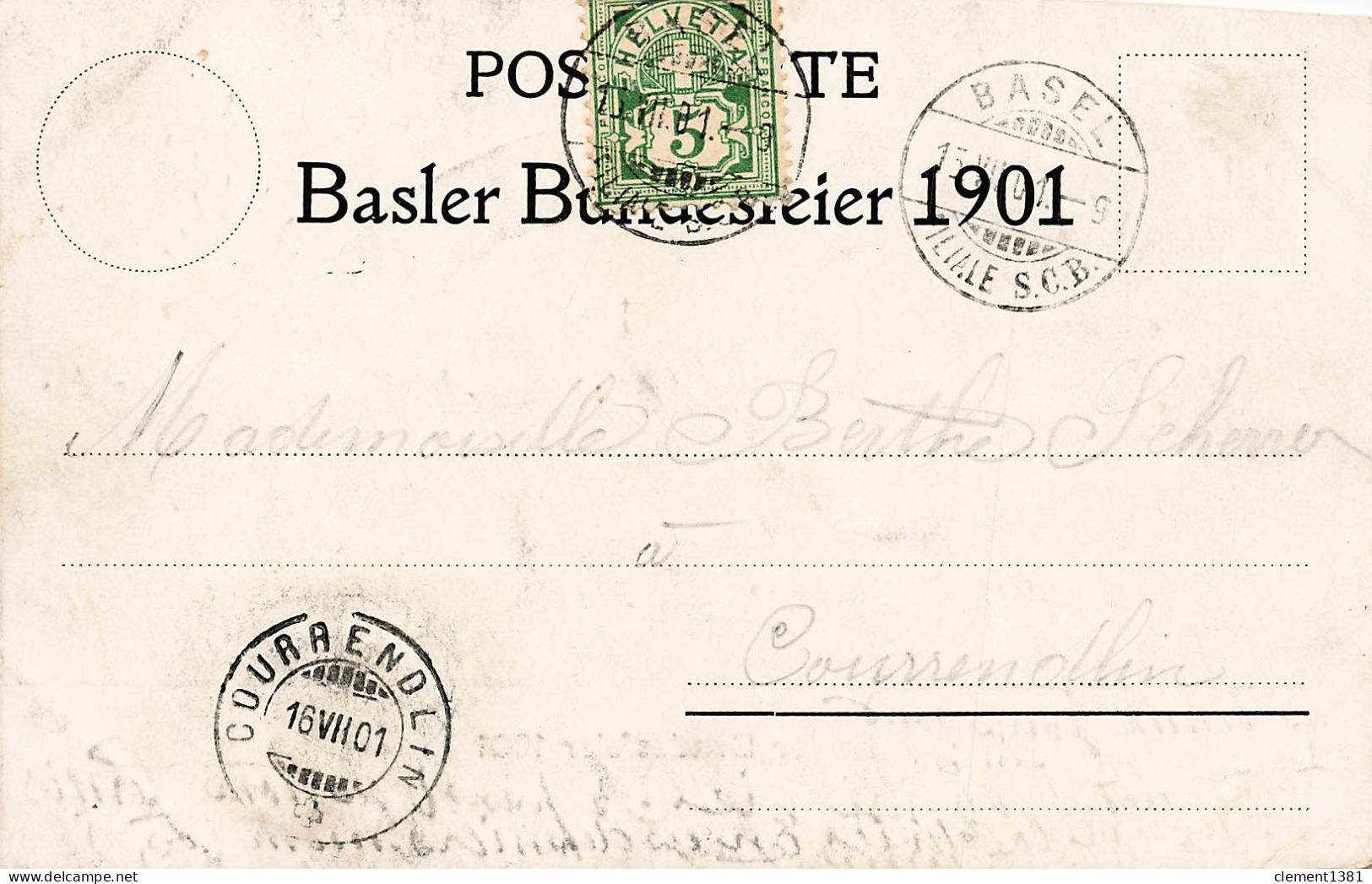 Basler Bundesfeier 1901 - Bâle