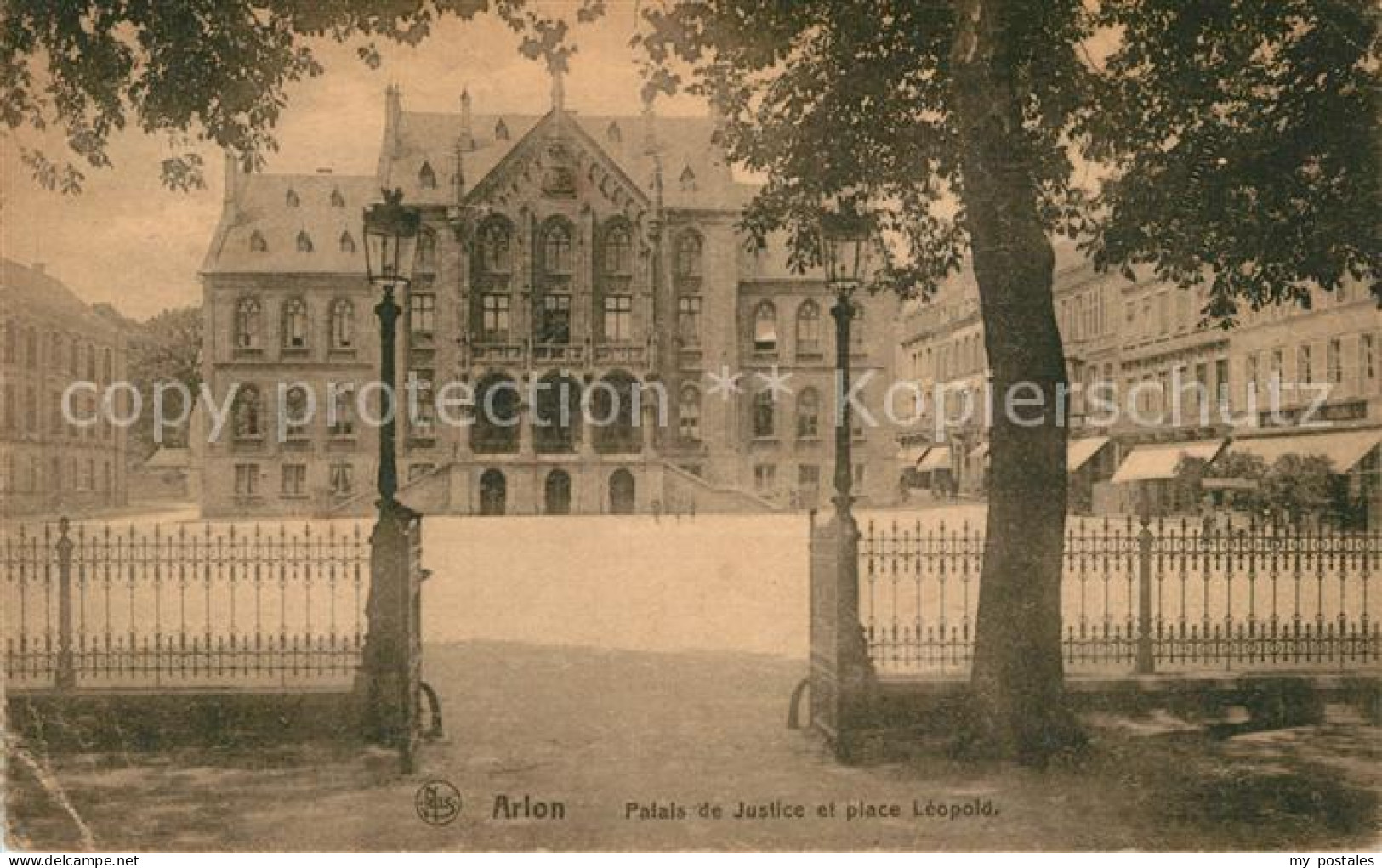 73335797 Arlon Wallonie Palais De Justice Et Place Leopold Arlon Wallonie - Arlon