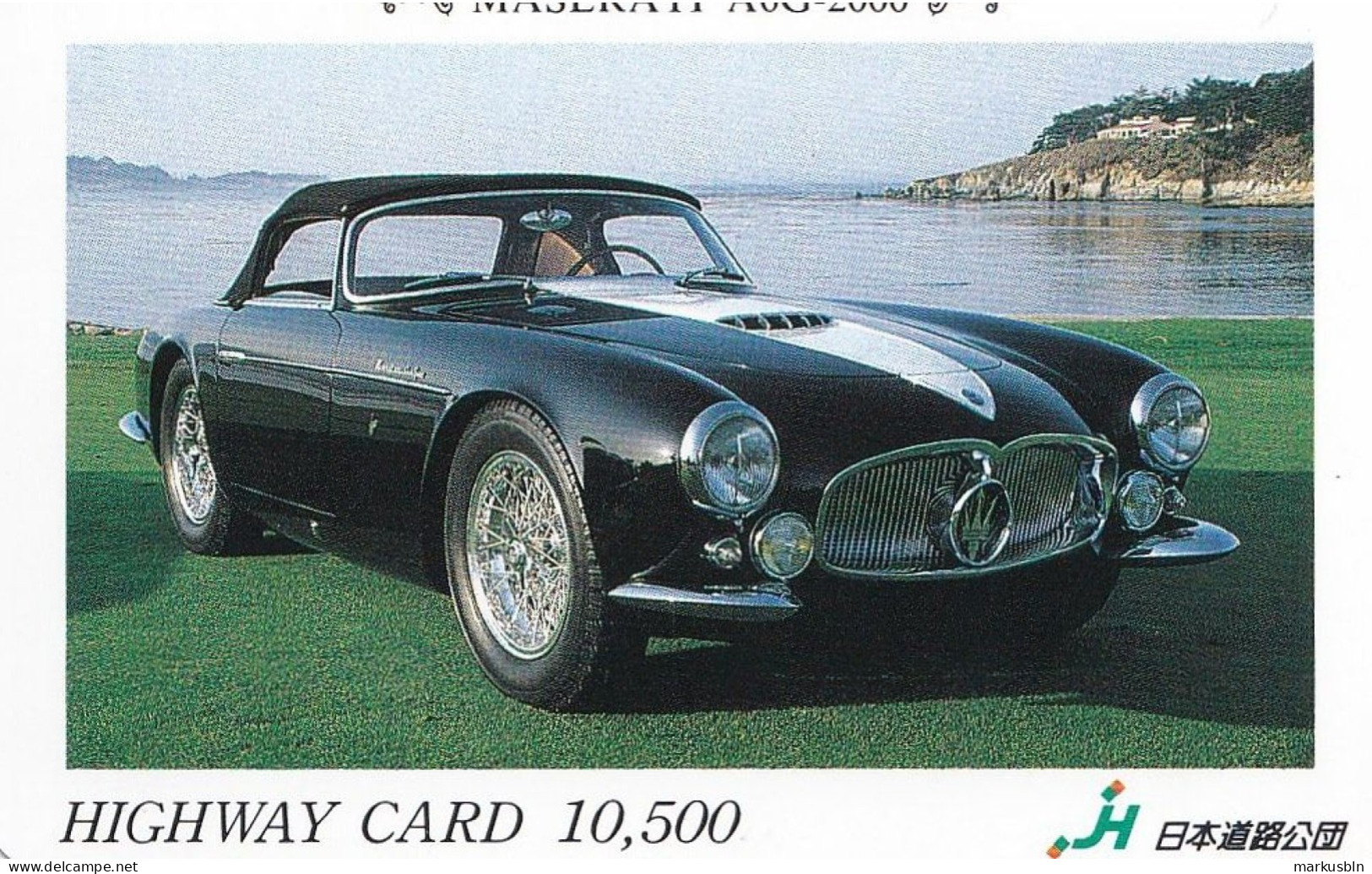 Japan Prepaid Highway Card 10500 -  Car Oldtimer Maserati - Japan