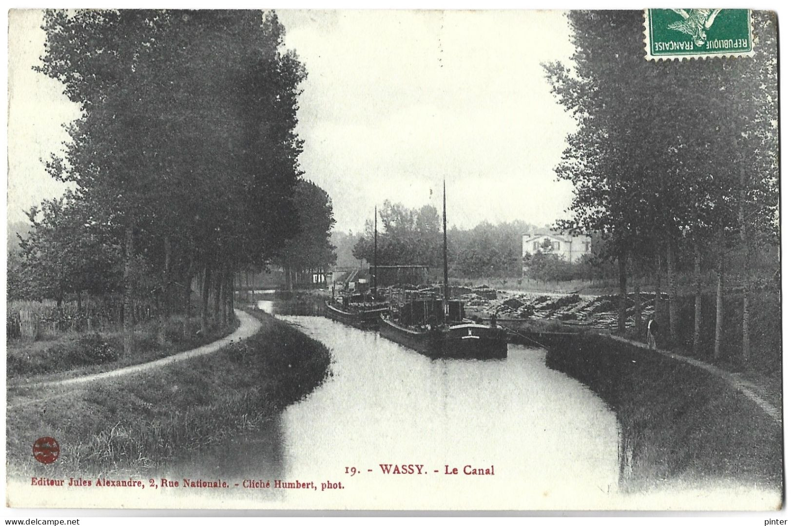 WASSY - Le Canal - PENICHE - Wassy