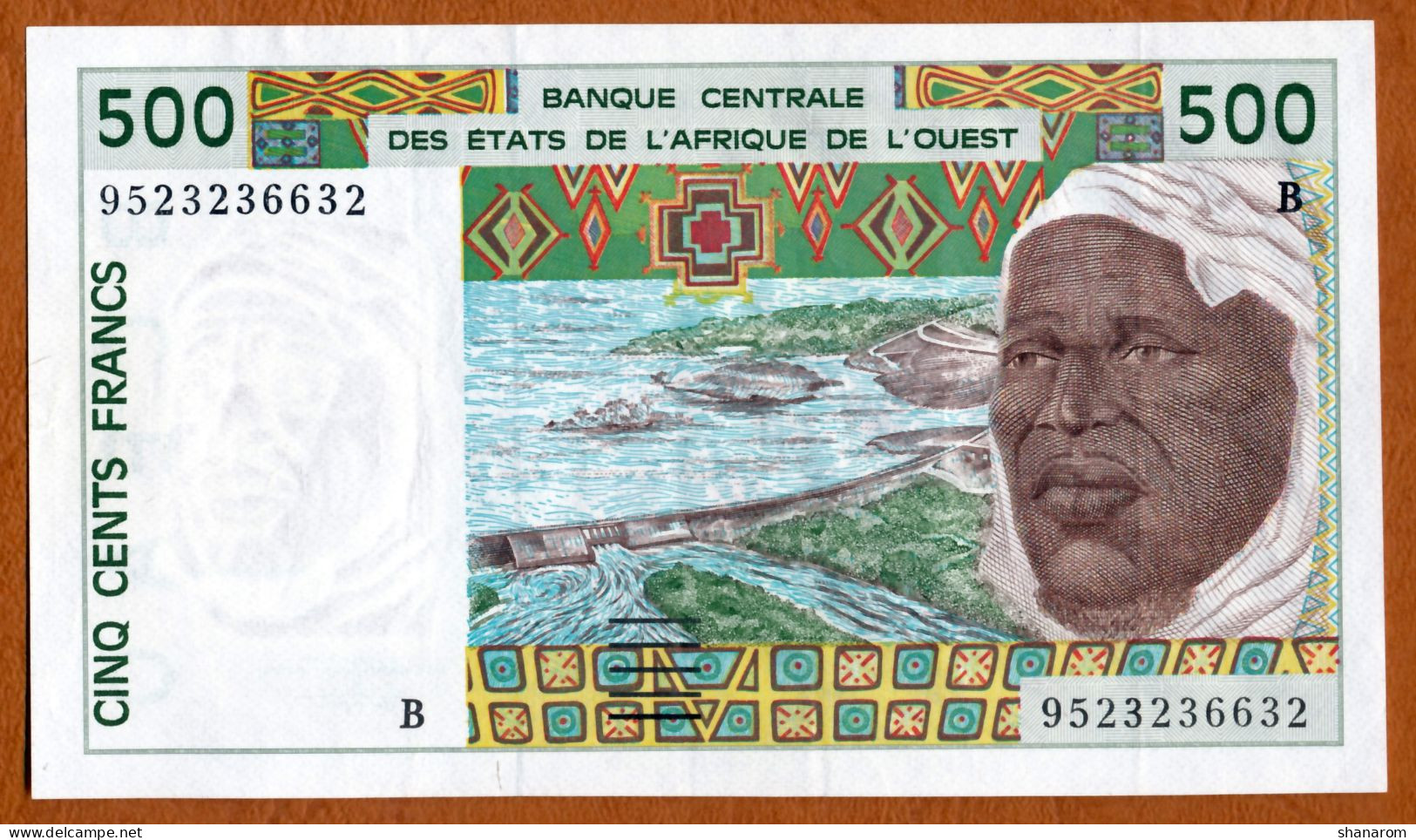 1996 // ETATS DE L'AFRIQUE DE L'OUEST // BANQUE CENTRALE // Cinq Cents Francs // SUP-XF - West-Afrikaanse Staten