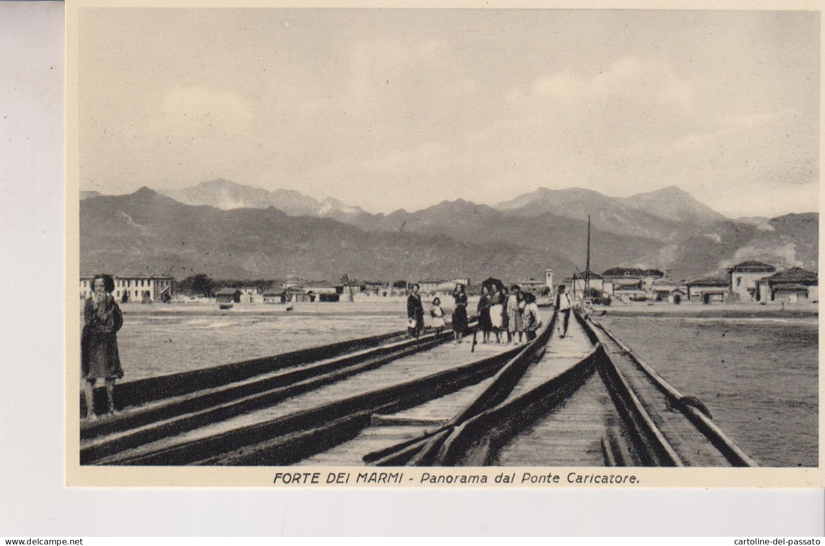 FORTE DEI MARMI LUCCA   PANORAMA DAL PONTE CARICATORE  NO VG - Lucca