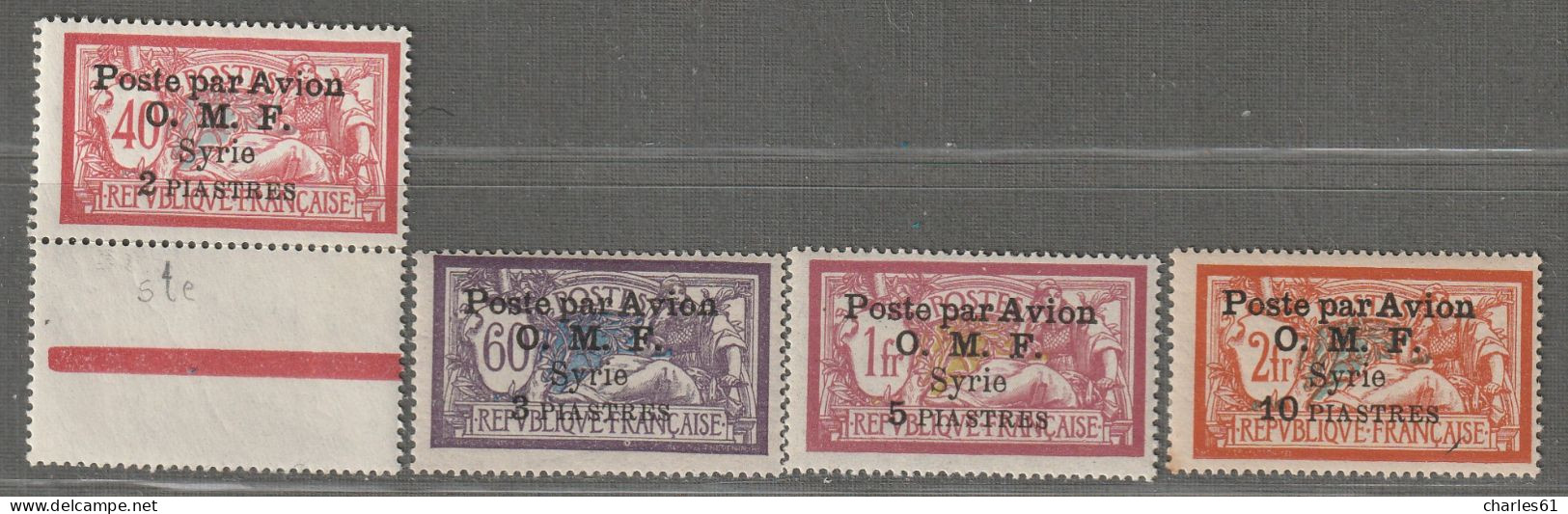 SYRIE - P.A N°10/3 */** (1922) - Poste Aérienne