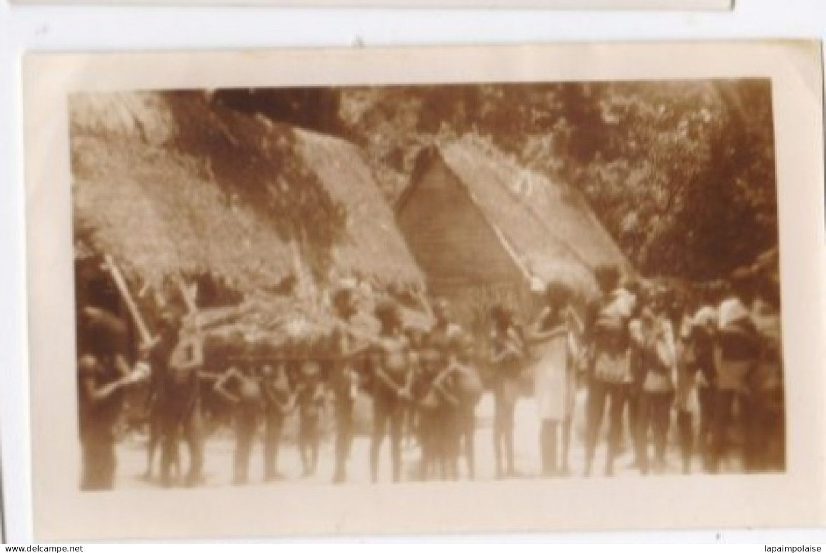 Photo Afrique Cameroun Gabon Congo ? Dans Un Village  Groupes D'autochtones Femmes Et Enfants   Réf 30256 - Afrika