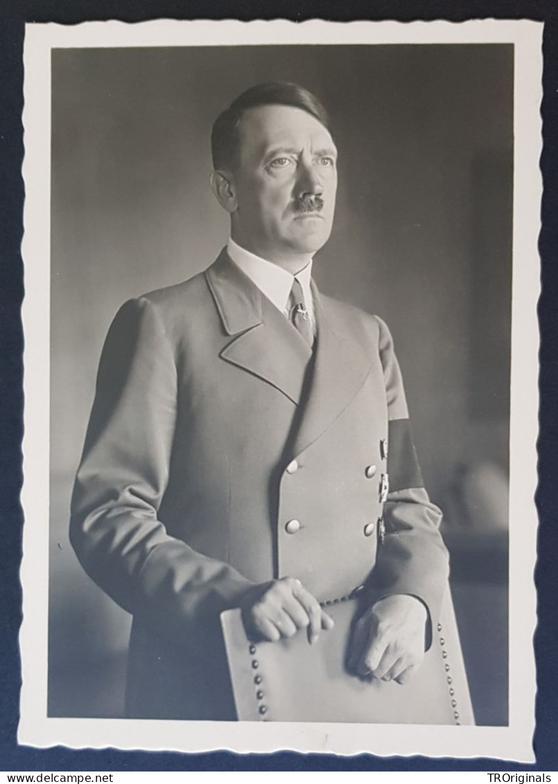 GERMANY THIRD 3rd REICH ORIGINAL NAZI CARD ADOLF HITLER HOFFMANN STUDIOS - Guerre 1939-45