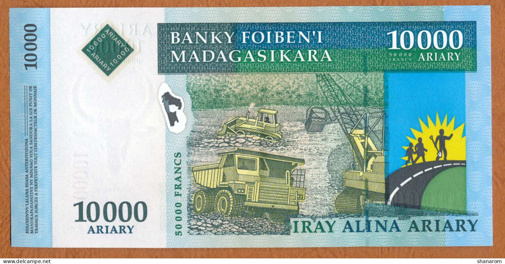 2007 // MADAGASCAR // BANKY FOIBEN'I // 10 000 Ariary // SUP+ // XF+ - Madagaskar