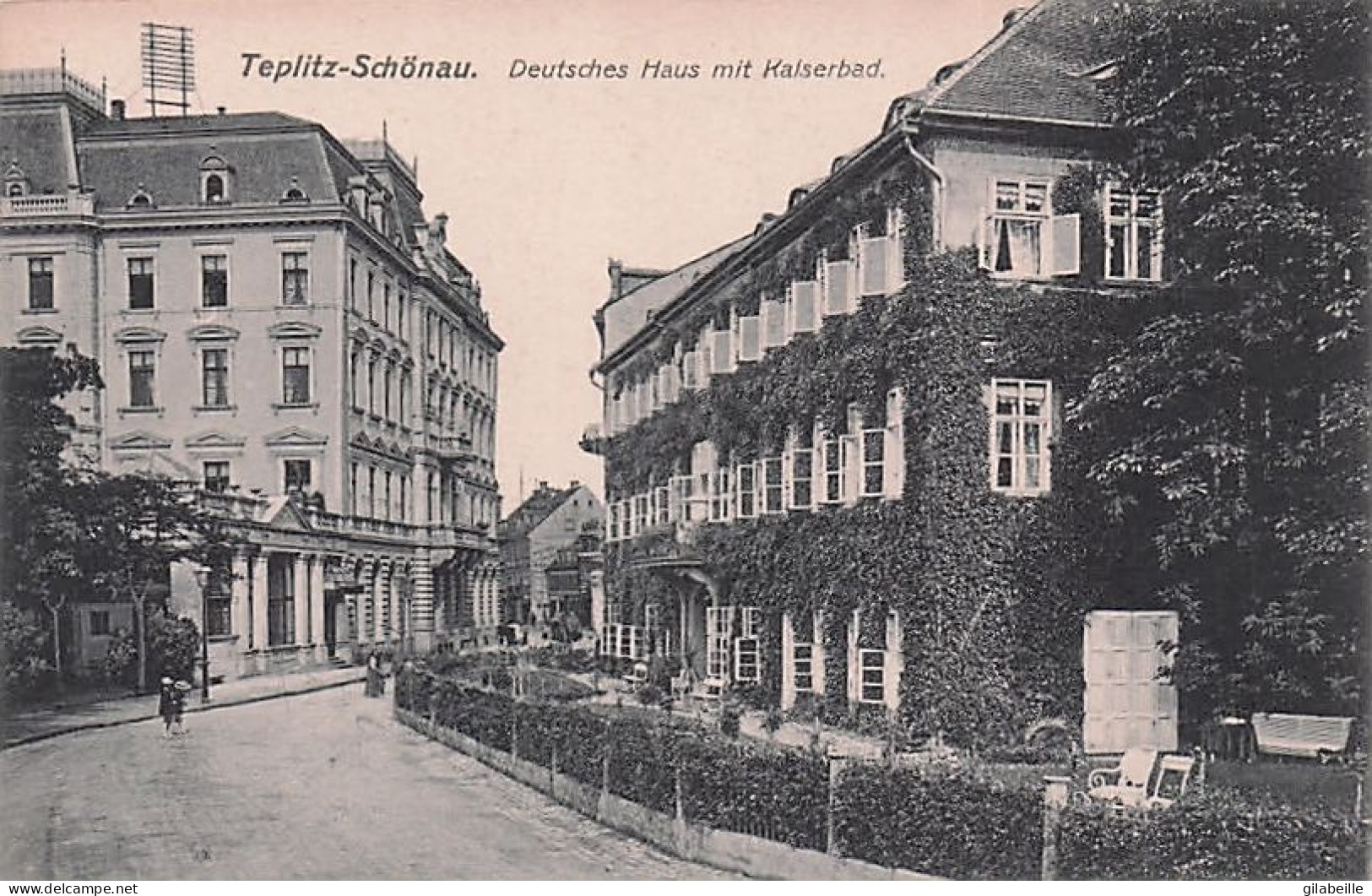 Tchequie -  TEPLITZ -  SCHONAU - Deutsches Haus Mit Kaiserbad - Tschechische Republik