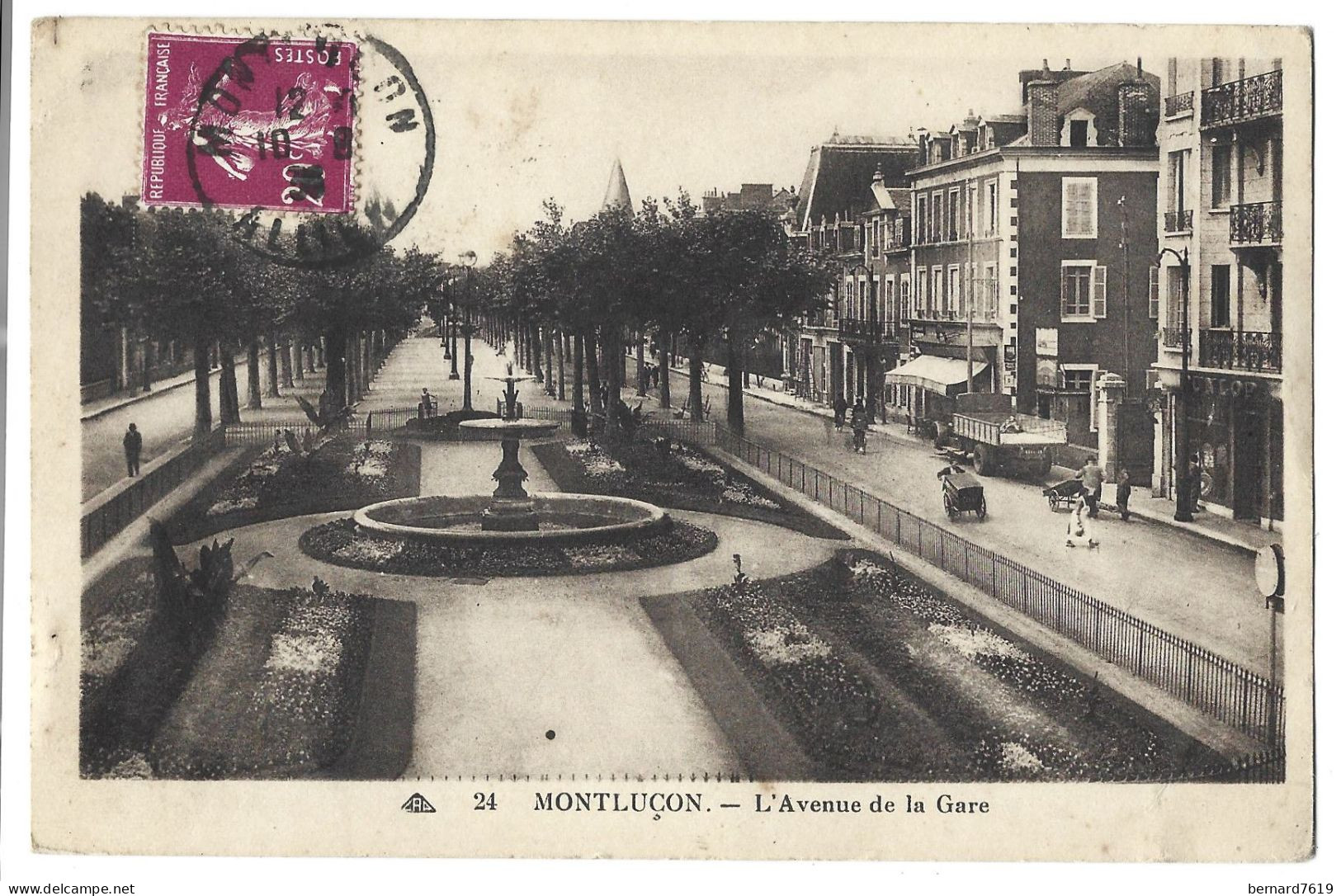 03   Montlucon - L'avenue De La Gare - Bourbon L'Archambault