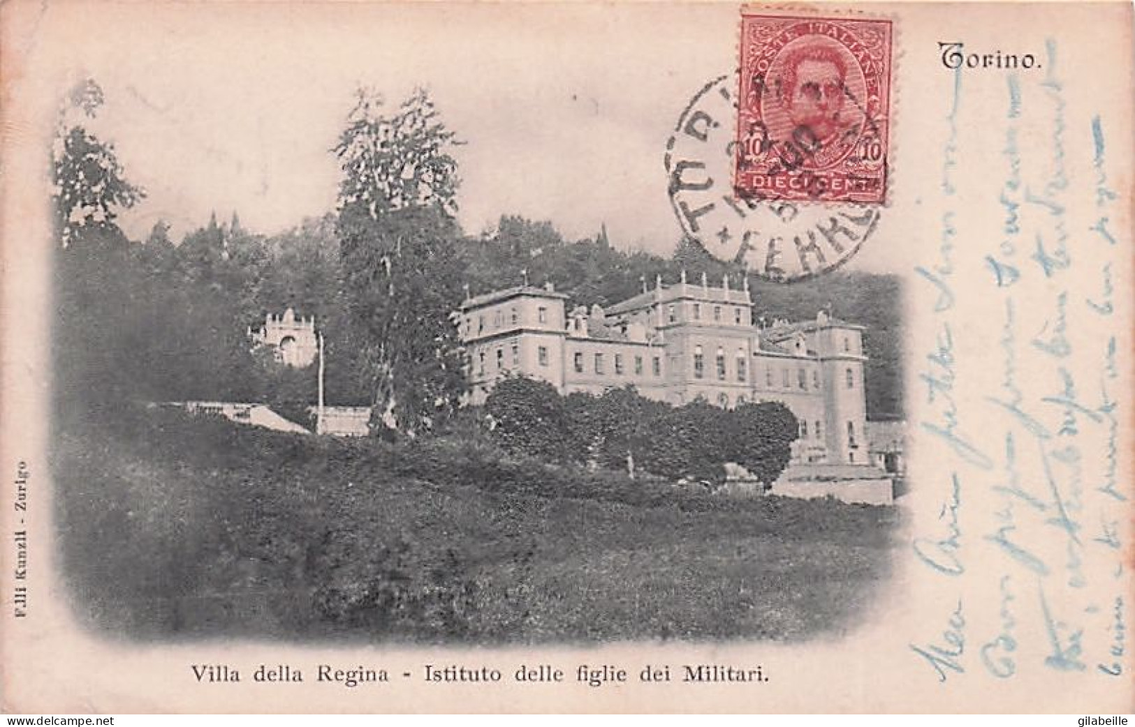 TORINO - Villa Della Regina - Istituto Delle Figlie Dei Militari - 1900 - Otros & Sin Clasificación