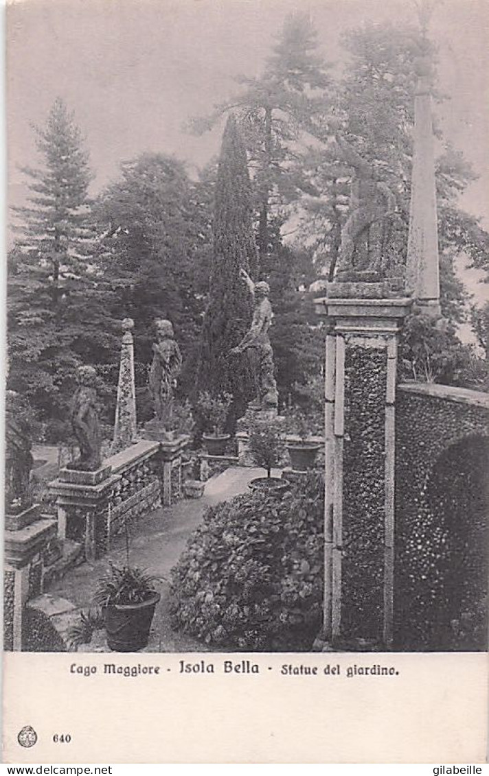 Lago Maggiore - Isola Bella - Statue Del Giardino - 1910 - Verbania