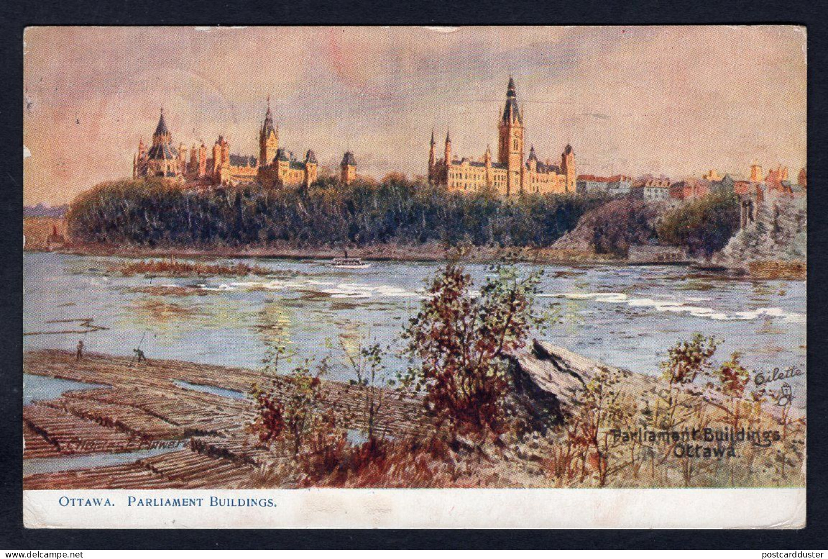 CUBA 1929 Habana Duplex On Tuck Ottawa Canada Postcard To USA (p2507) - Briefe U. Dokumente