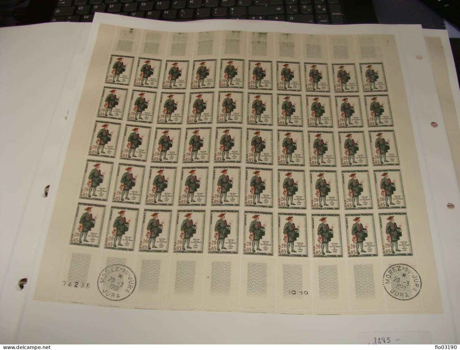 N° 1285 En Feuille De 50 Timbres Entières Neuves - Fogli Completi