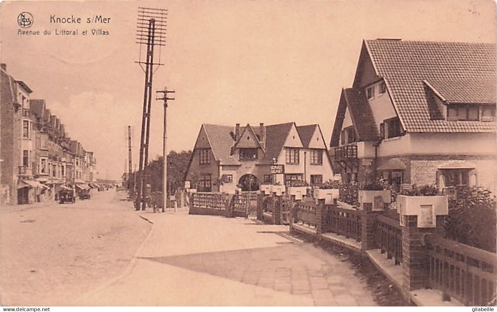 KNOKKE - KNOCKE / ZOUTE - Avenue Du Littoral Et Villas - Knokke