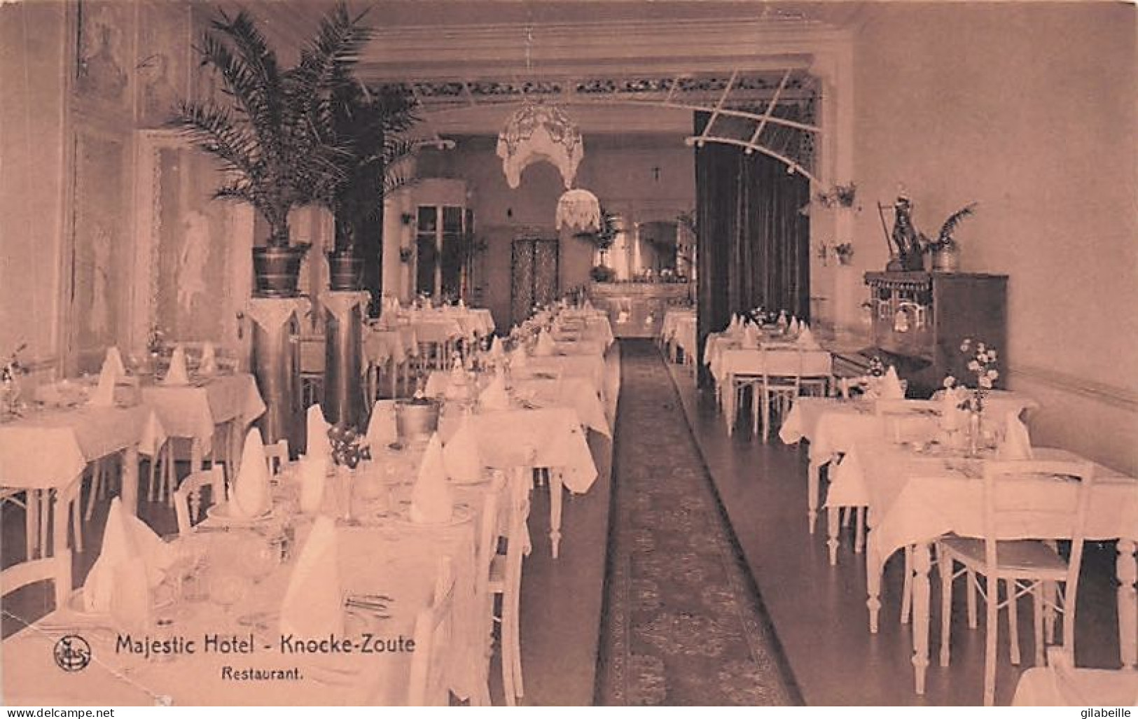 KNOKKE - KNOCKE Le ZOUTE-   Majestic Hotel - Restaurant - Knokke