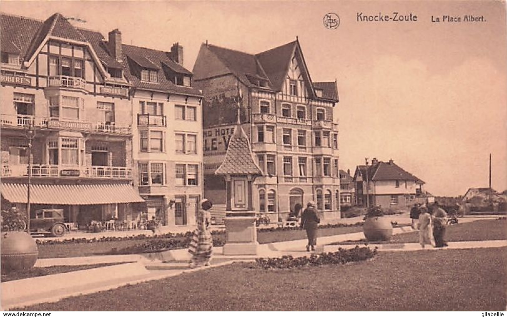 KNOKKE - KNOCKE Le ZOUTE-   La Place Albert   - Knokke