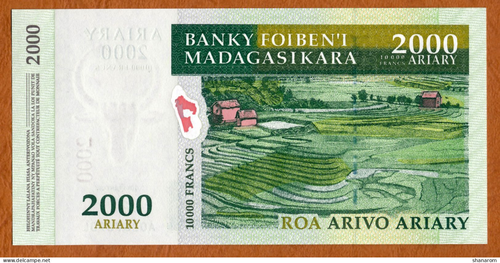 2003 // MADAGASCAR // BANKY FOIBEN'I // 2000 Ariary // SPL // AU - Madagascar