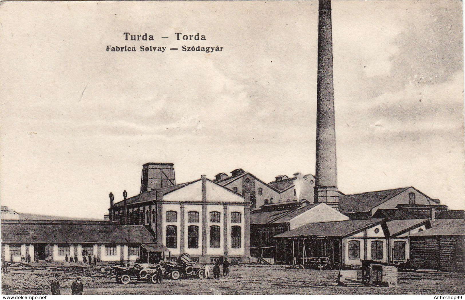 TORDA, TURDA; SZÓDAGYÁR / FABRICA SOLVAY / SODA FACTORY ,POSTCARD  ROMANIA. - Roumanie