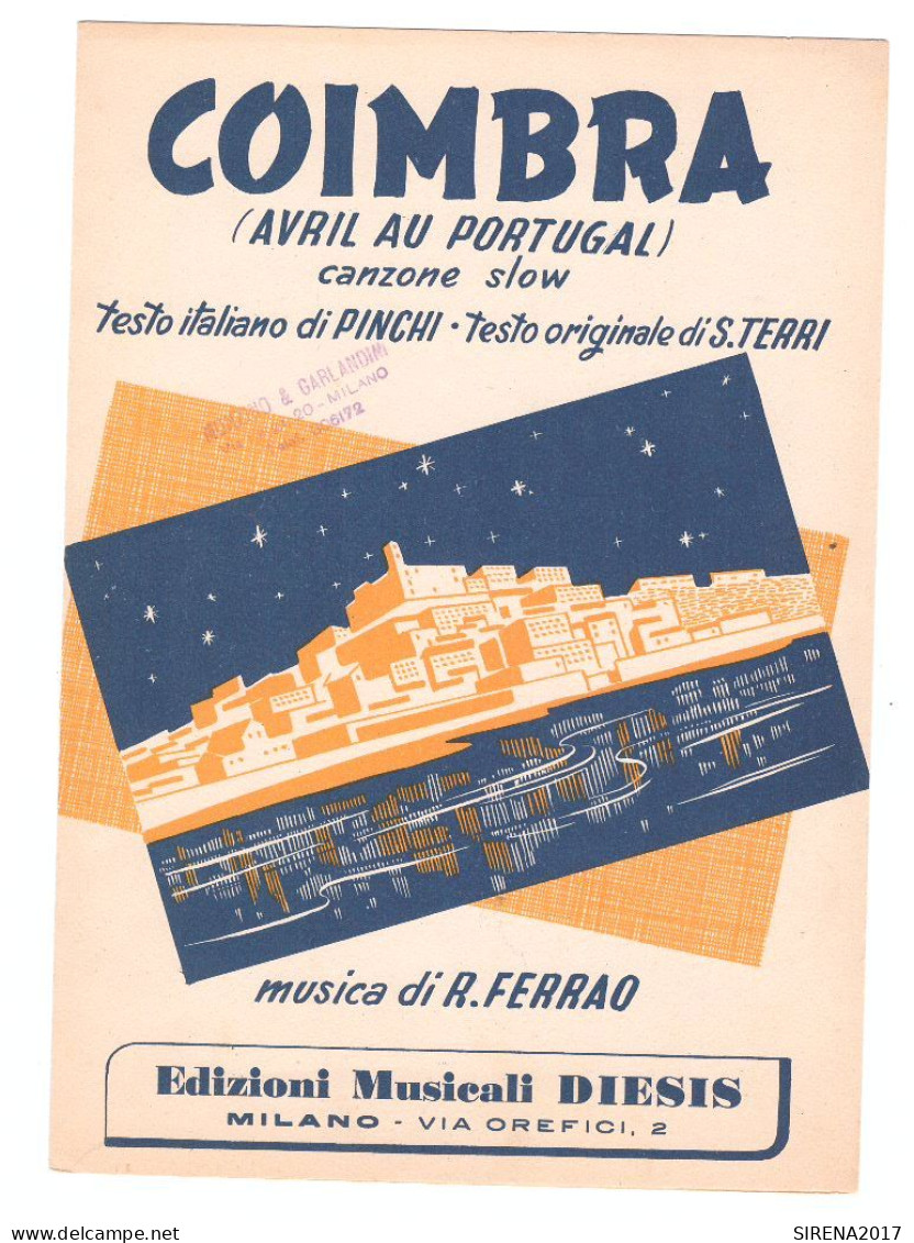 COIMBRA - FERRAO - PINCHI, TERRI - EDIZIONI SDIESIS - MILANO - Musique Folklorique