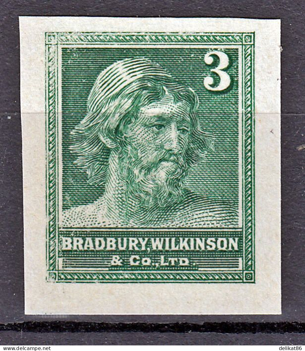 Probedruck, Test-Stamp, Bradbury Wilkinson & Co Ltd - Essais & Réimpressions