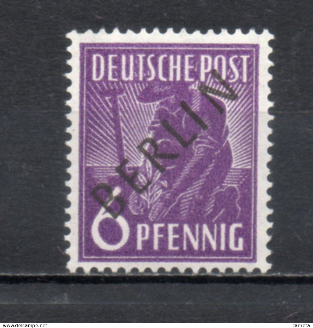 ALLEMAGNE BERLIN    N° 2  NEUF SANS CHARNIERE   COTE 1.25€   ZONES AAS SURCHARGE NOIRE BERLIN - Unused Stamps