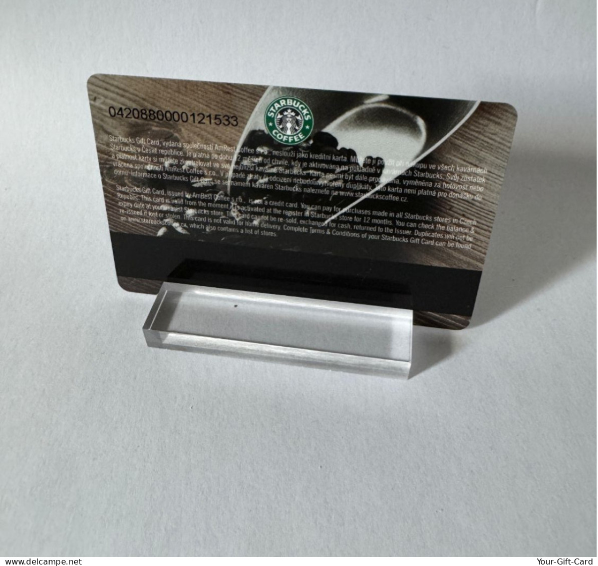 Starbucks Card Tschechische Republik Coffee Beans 2011 - Tarjetas De Regalo