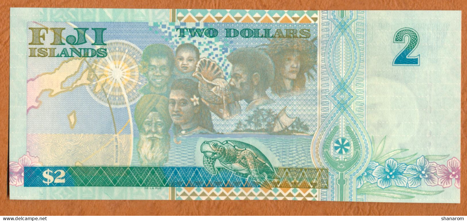 2000 // FIJI // RESERVE BANK OF FIJI // TWO DOLLARS // SPL+  // AU+ - Fidji